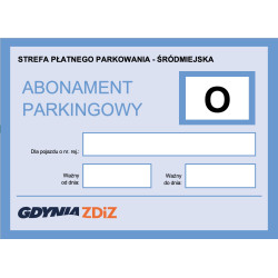 Abonament O na okres 1-12 m-cy